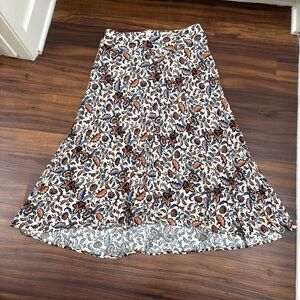 Velvet NWOT Small Floral Midi Skirt